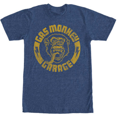 Gas Monkey Monkey Stamp - Heather T-shirt