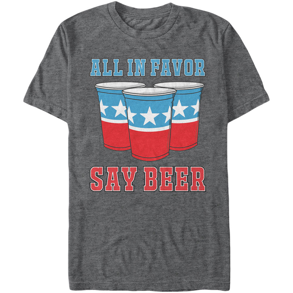Lost Gods Favor Of Beer - Heather T-shirt