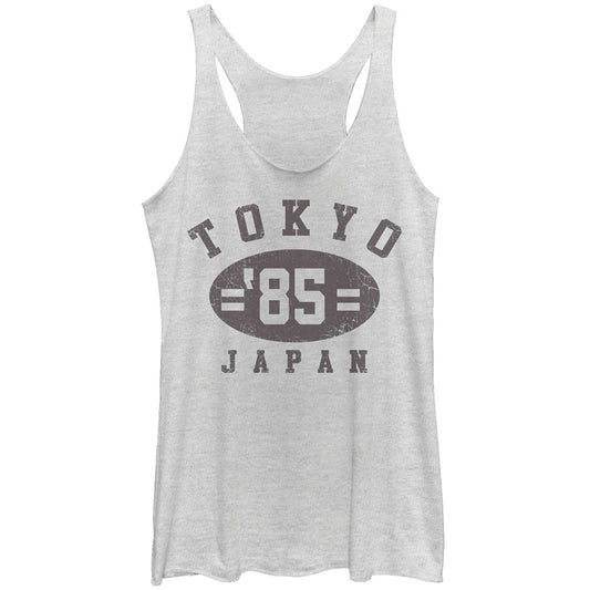 Lost Gods Tokyo - Heather - Racerback Womens Tank