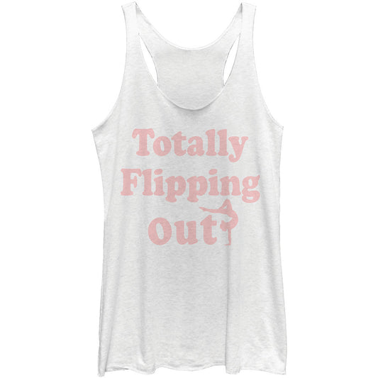 Lost Gods Flip Out - Heather - Racerback Womens Tank