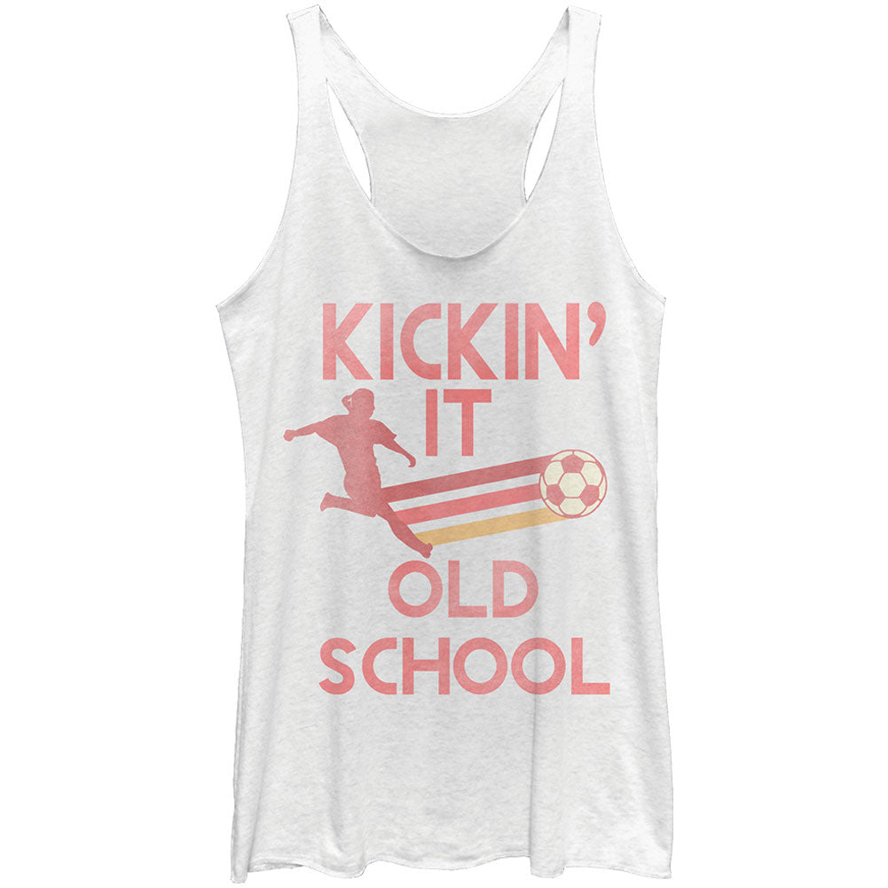 Lost Gods Old Kick - Heather - Racerback Womens Tank