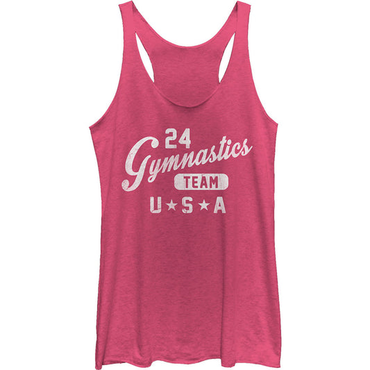 Lost Gods Gym Team - Heather - Racerback Womens Tank