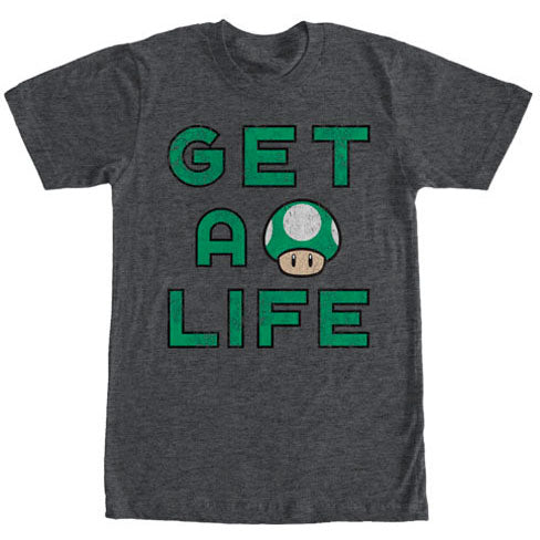 Nintendo Gets Life - Heather T-shirt