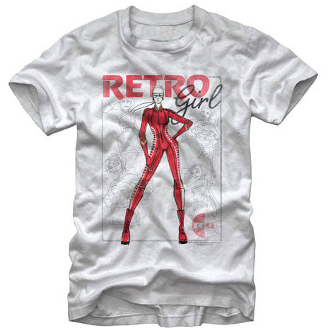 Powers Retro Sketch Girl T-shirt