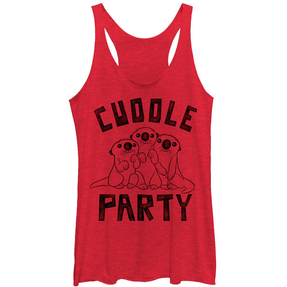 Finding Dory Cuddle Pile - Heather - Racerback Womens Tank