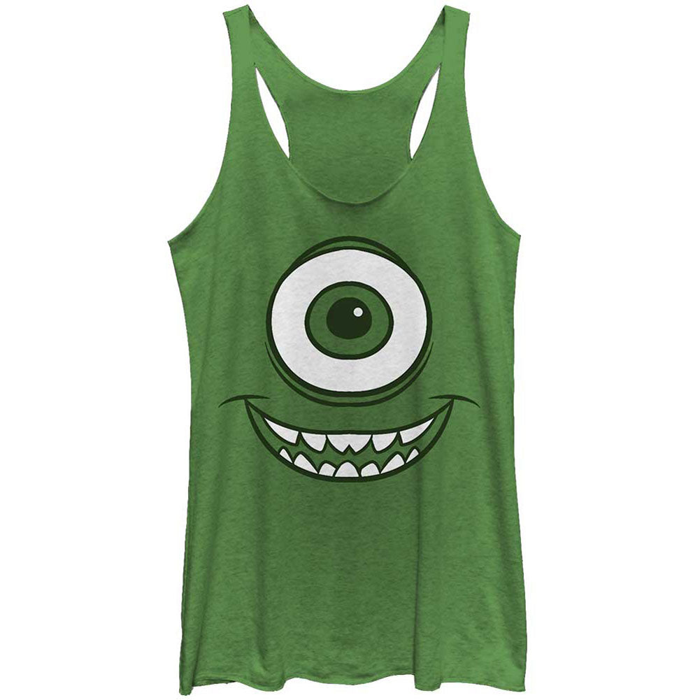 Monsters Inc Mike Face - Racerback Womens Tank