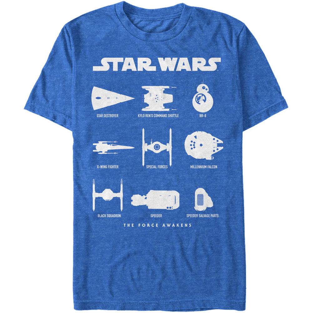 Star Wars Silly Ships - Heather T-shirt