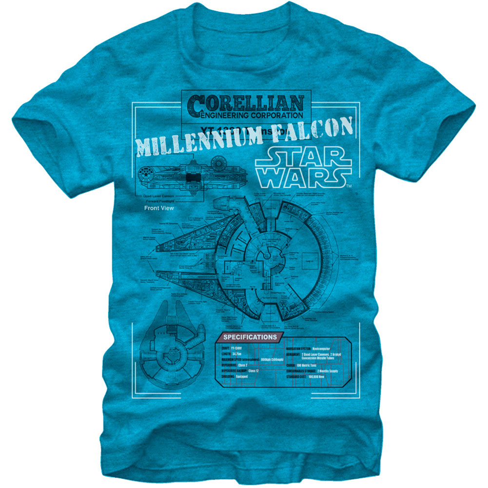 Star Wars Corellian Engineering - Heather T-shirt