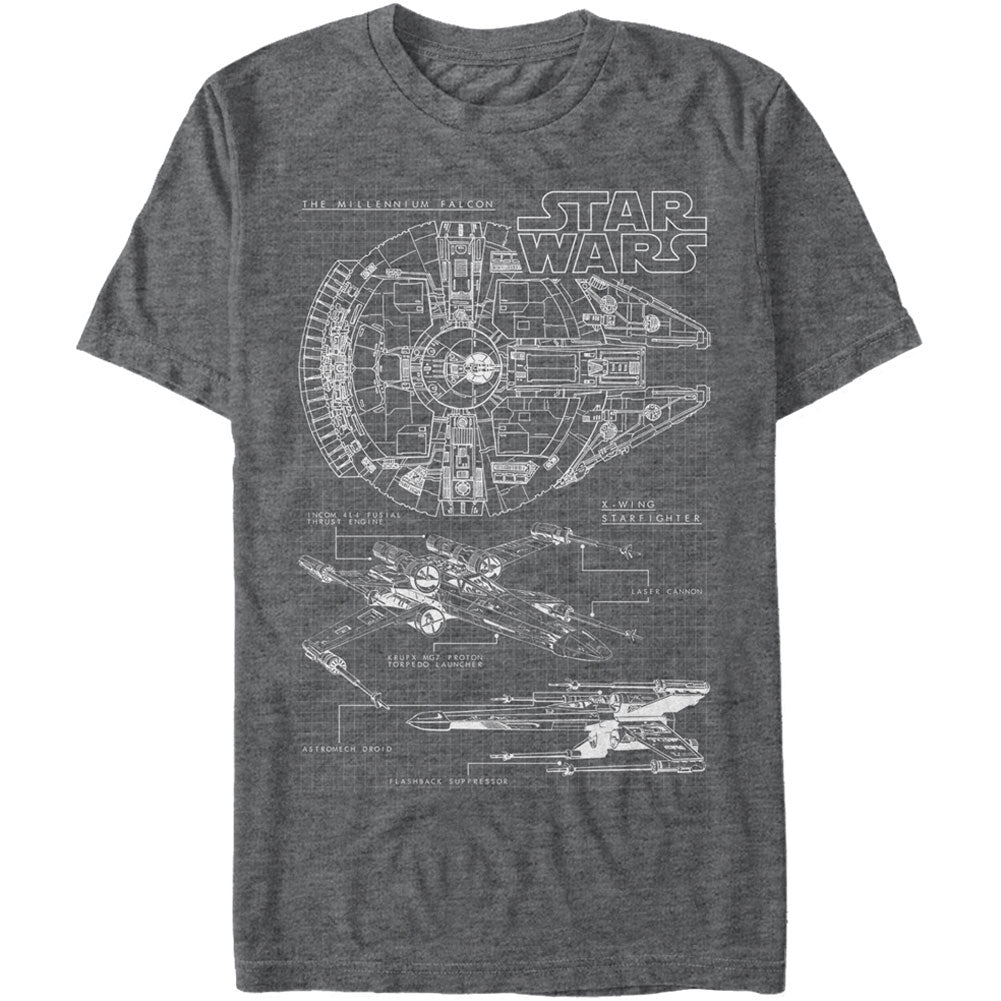 Star Wars Scheme - Heather T-shirt