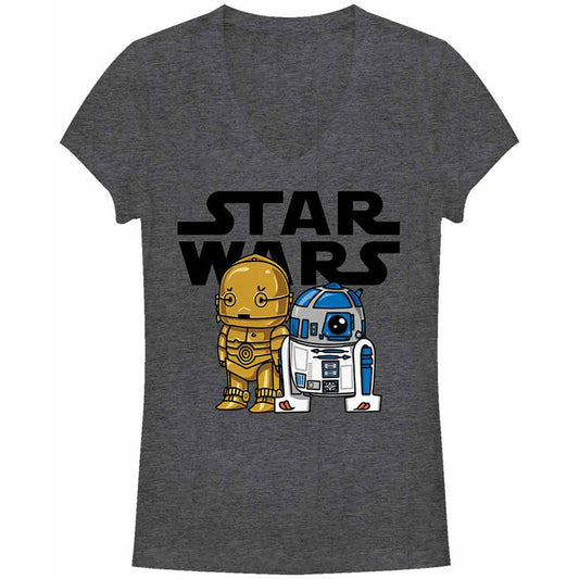 Star Wars Star Buddies - Heather - Deep V-Neck Junior Top