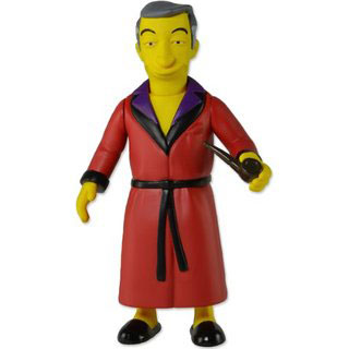 Simpsons Hugh Hefner Action Figure Front