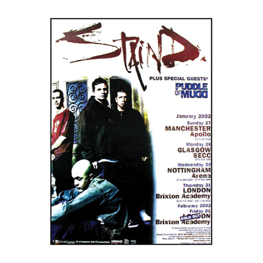 Staind Subway Poster Front