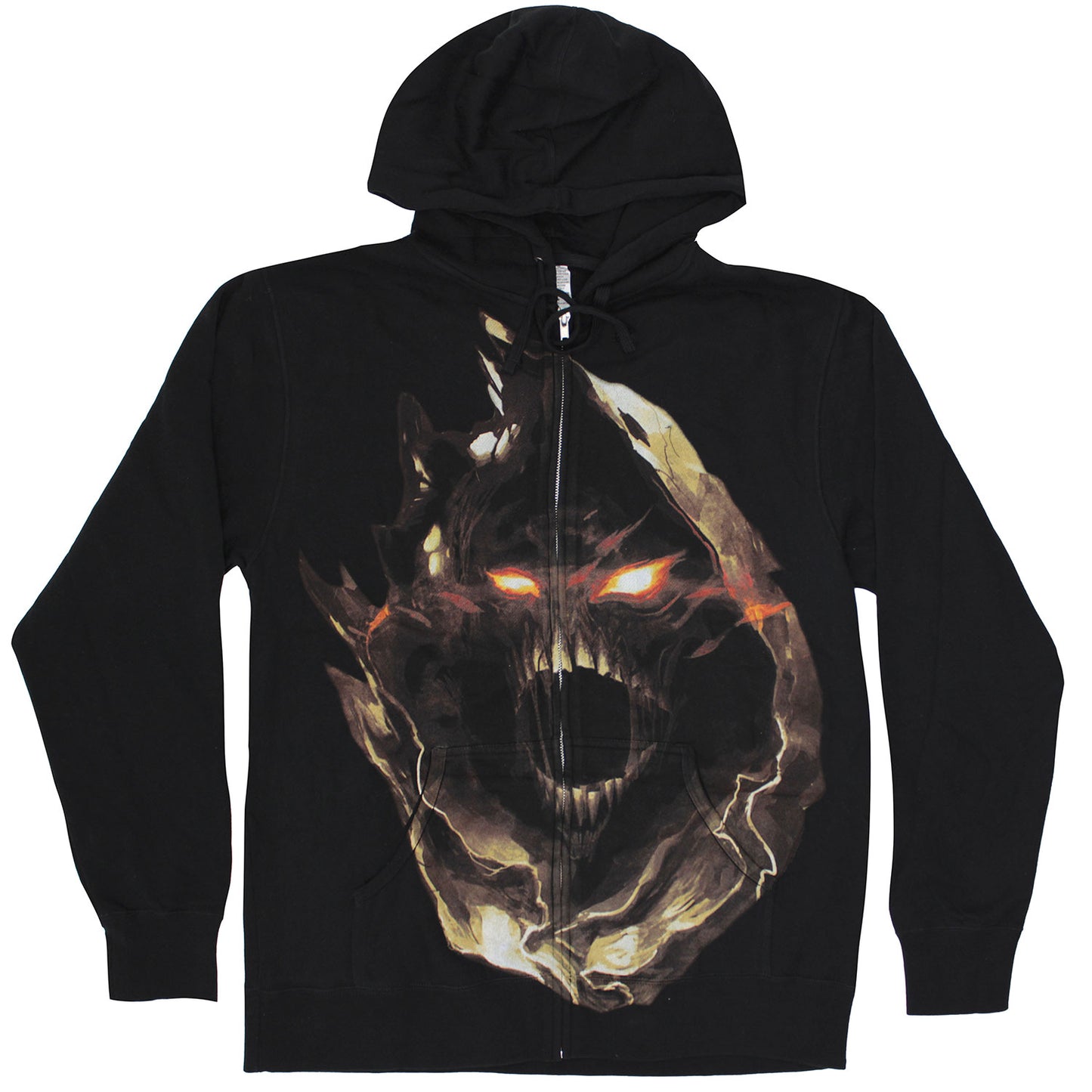Disturbed Fire Eyes Zippered Hooded Sweatshirt