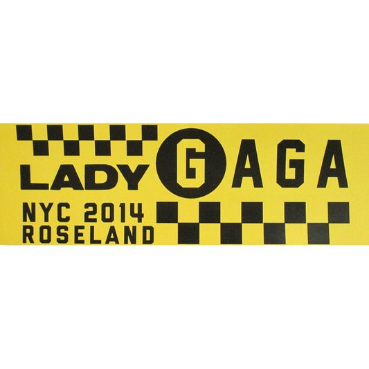 Lady Gaga Taxi Bumper Sticker