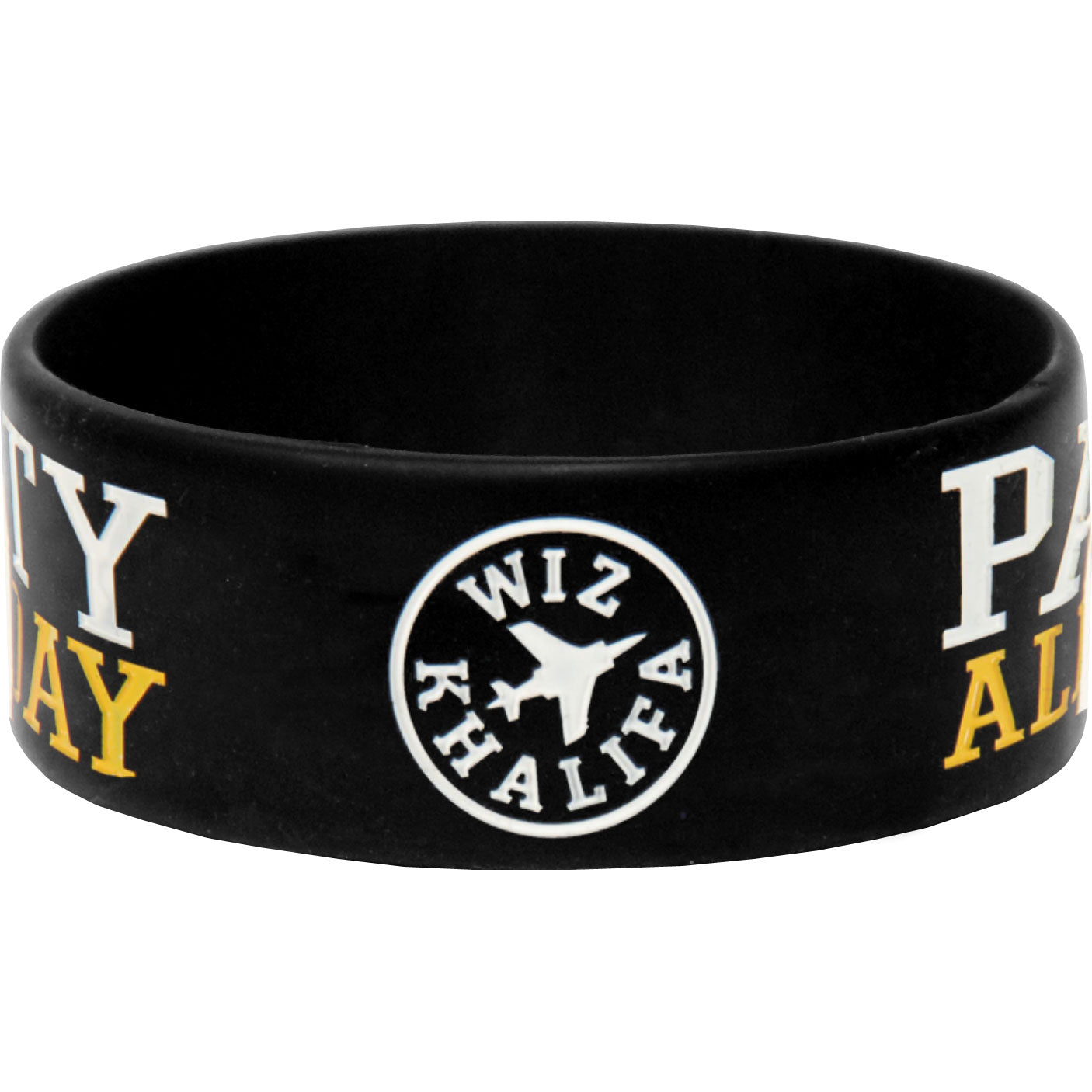 Wiz Khalifa Party Rubber Bracelet Front