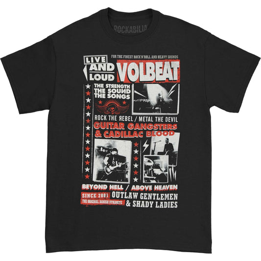 Volbeat Discography T-shirt Front