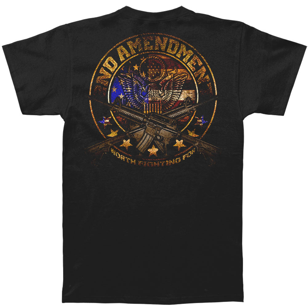 Novelty 2Nd Amendment Distressed T-shirt