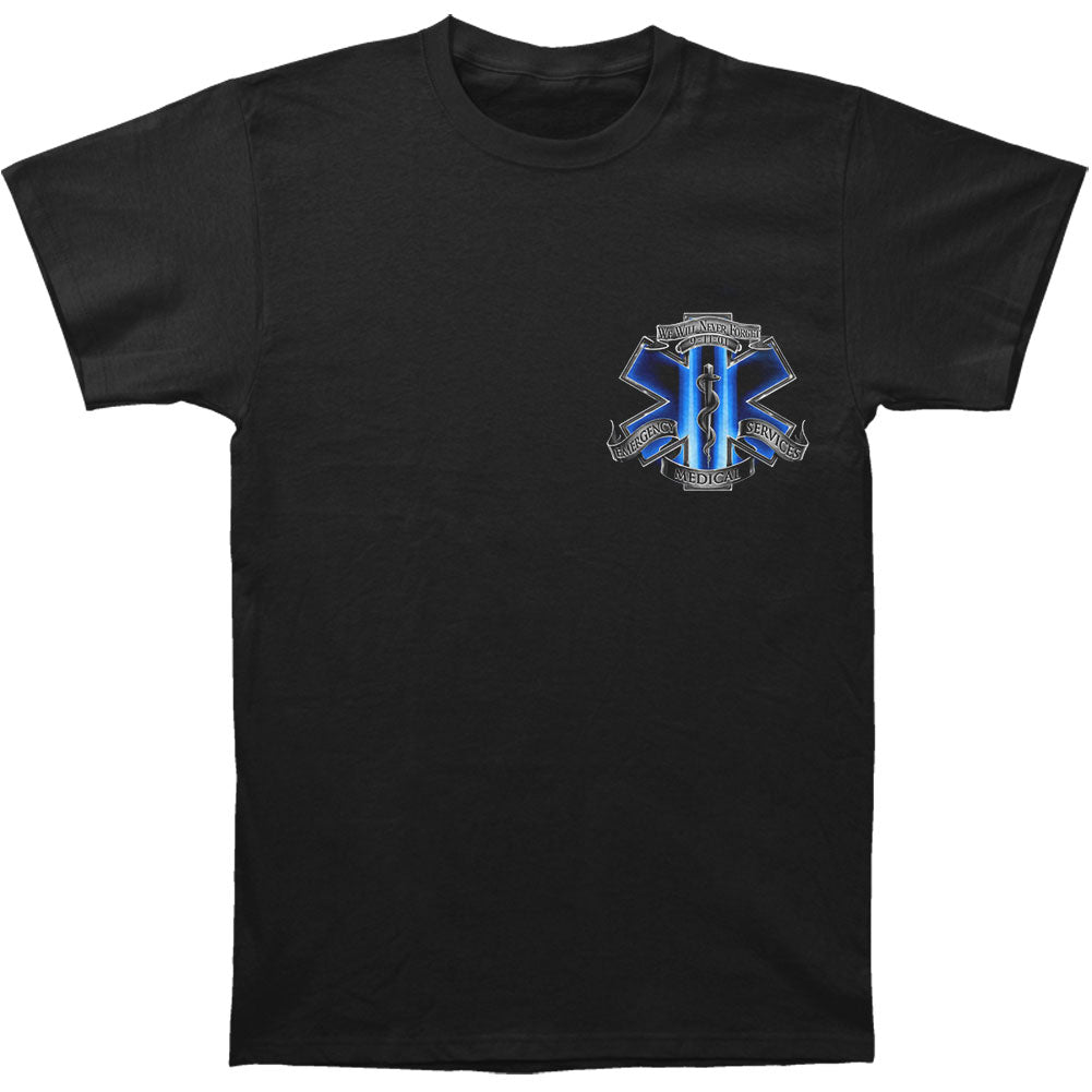 Novelty 911 EMS Blue Skies We Will Never Forget T-shirt