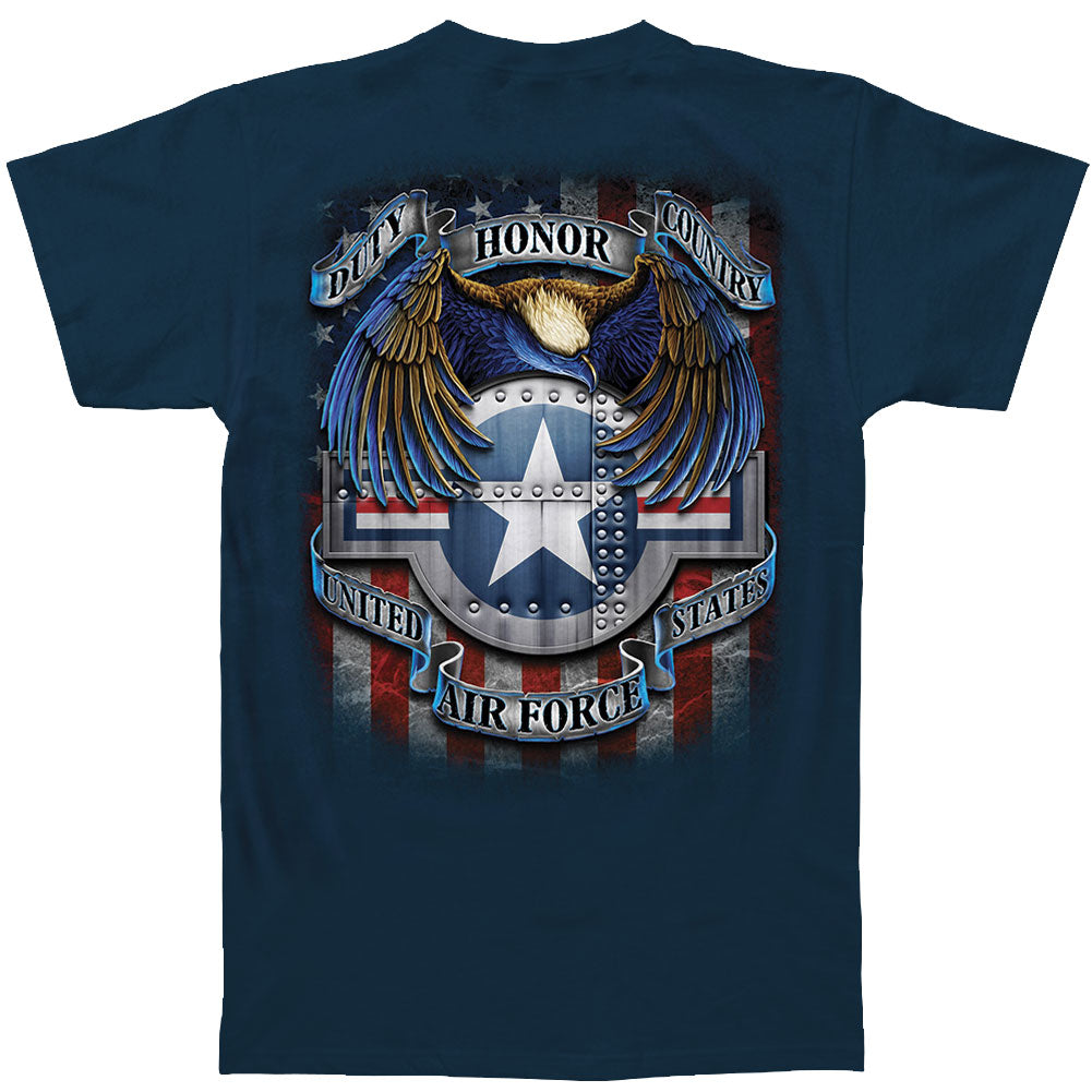 Novelty Air Force Star Shield T-shirt