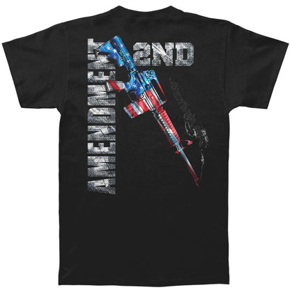 Novelty AR15 Second Amendment Flag T-shirt