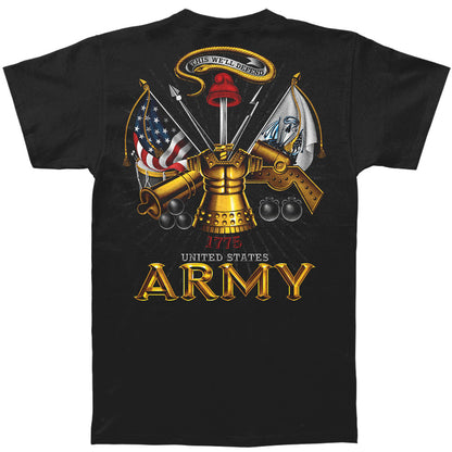 Novelty Army Antique Armor T-shirt