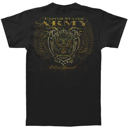 Novelty Army Crest Elite Breed Rise Above Fear T-shirt