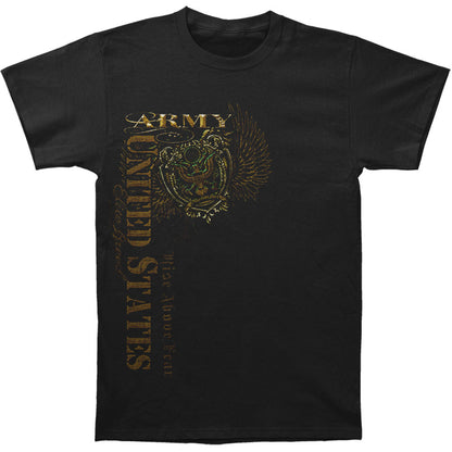 Novelty Army Crest Elite Breed Rise Above Fear T-shirt