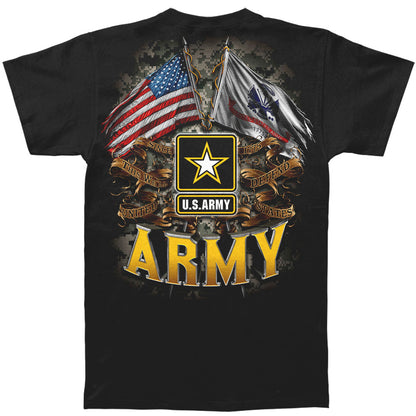 Army Double Flag US Army T-shirt