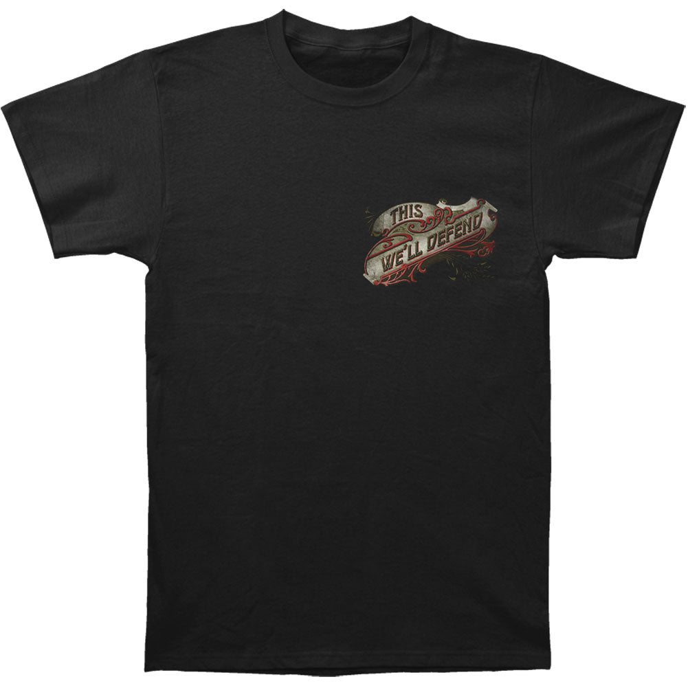 Novelty Army Eagle Antique This Well Defend T-shirt