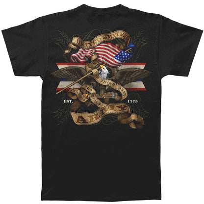 Novelty Army Eagle Antique This Well Defend T-shirt