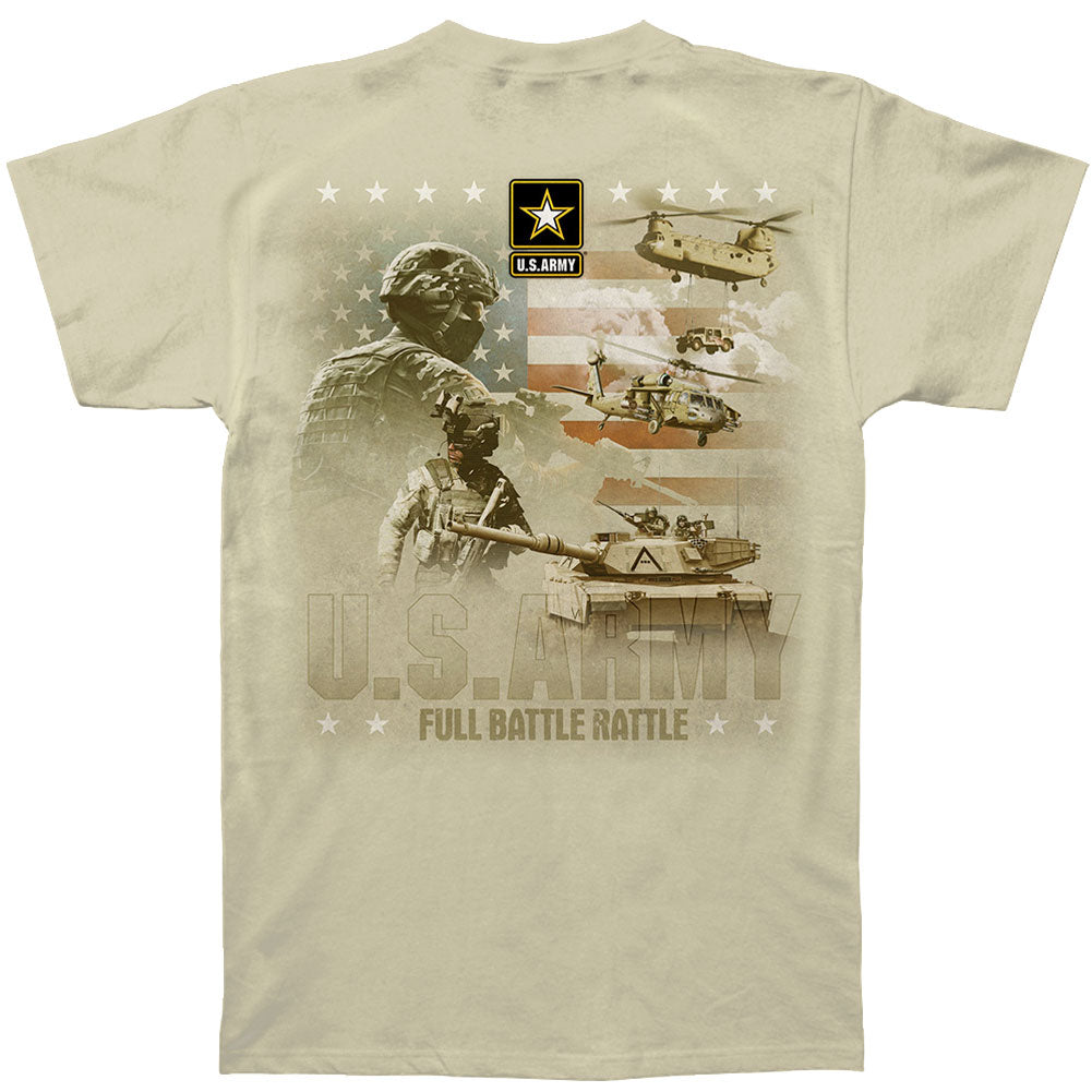 Novelty Army Full Battle Rattle T-shirt