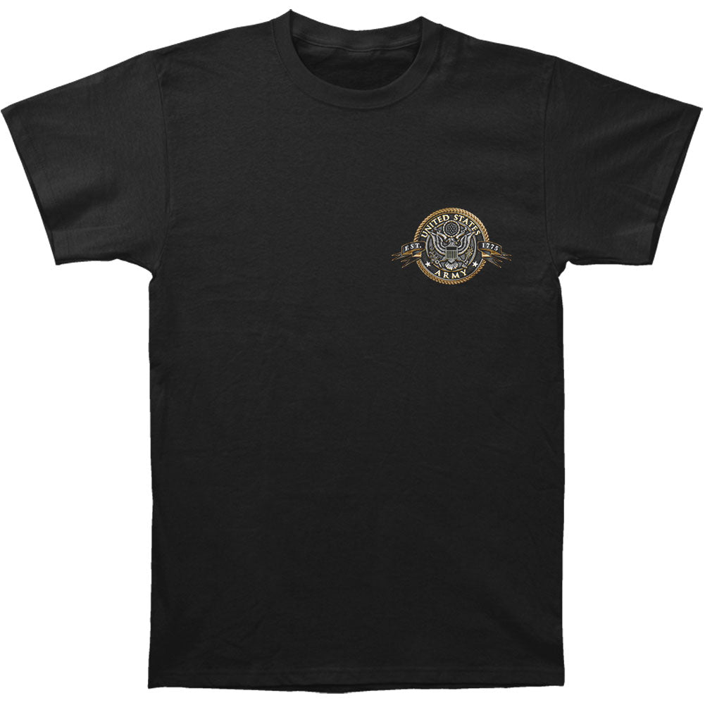 Novelty Army Gold Shield Badge Of Honor T-shirt