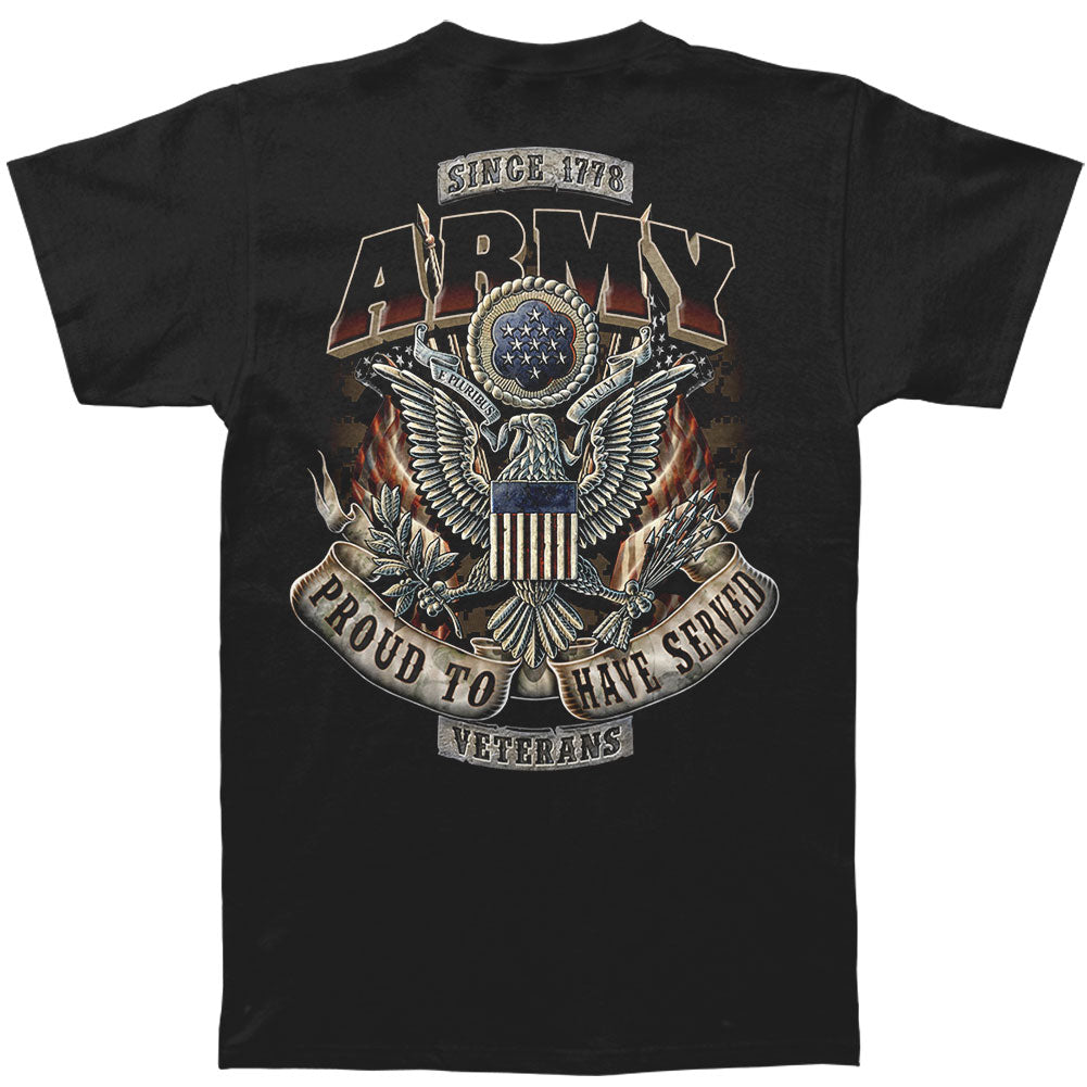 Novelty Army Proud To Have Served T-shirt