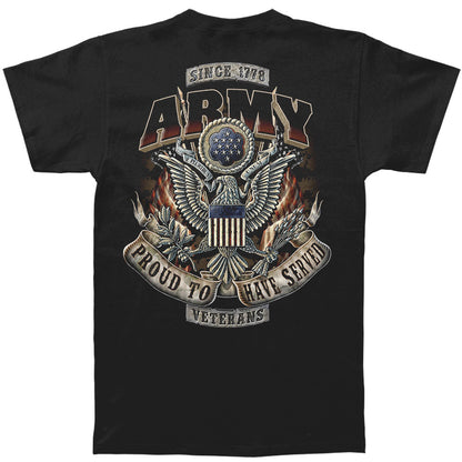 Novelty Army Proud To Have Served T-shirt