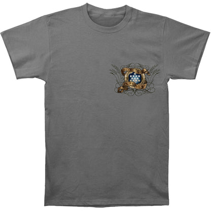 Novelty Army Shield And Eagle T-shirt