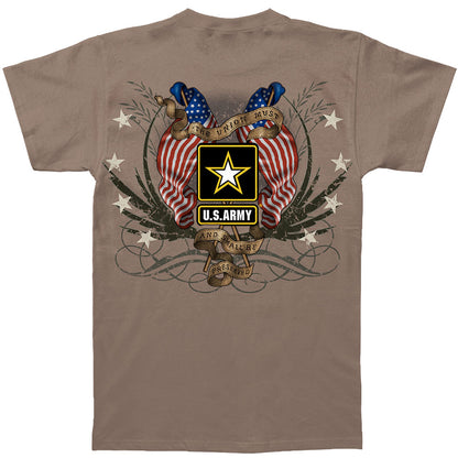 Novelty Novelty Army Star Double Four Star Double Flag T-shirt
