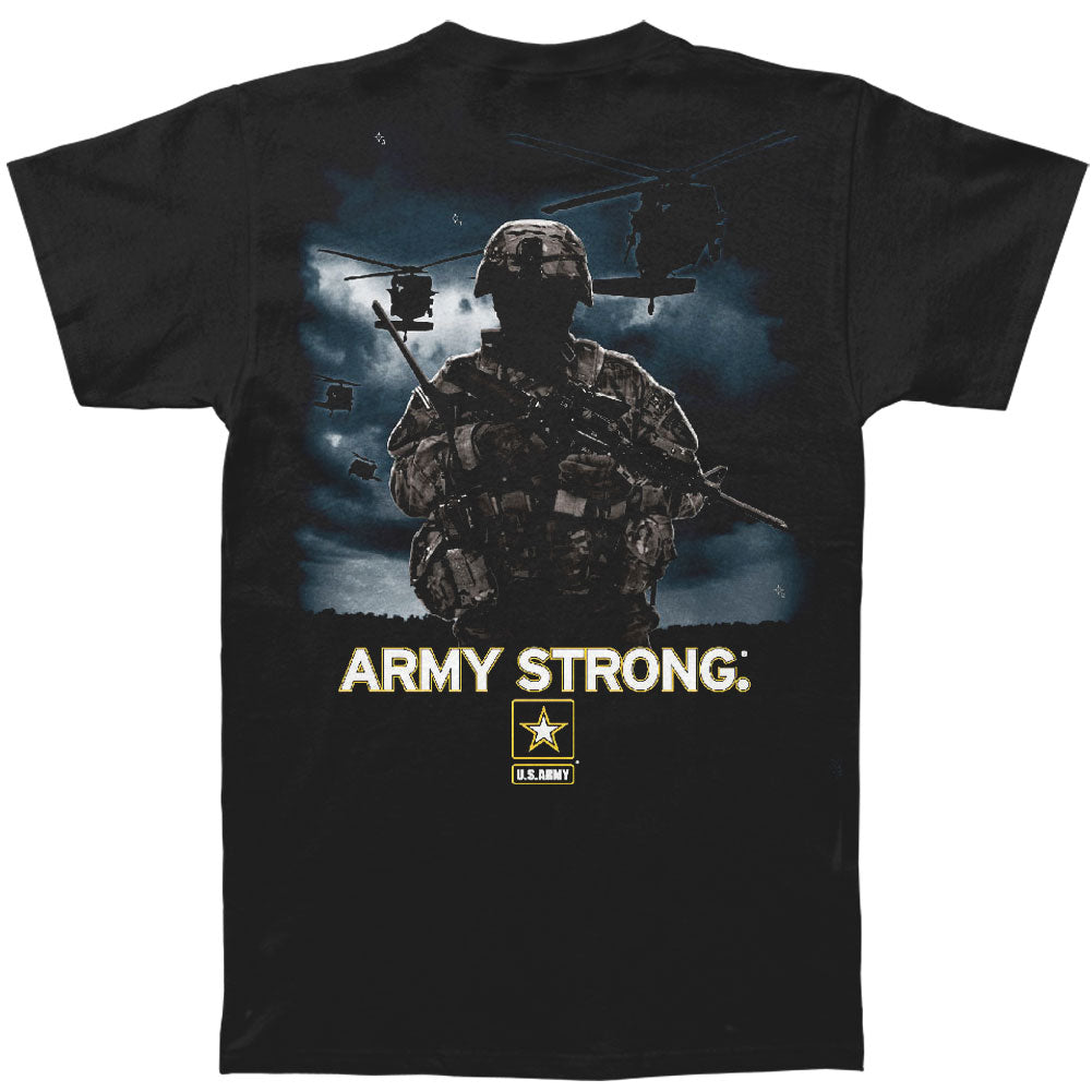 Novelty Novelty Army Strong Helicopter Solider T-shirt