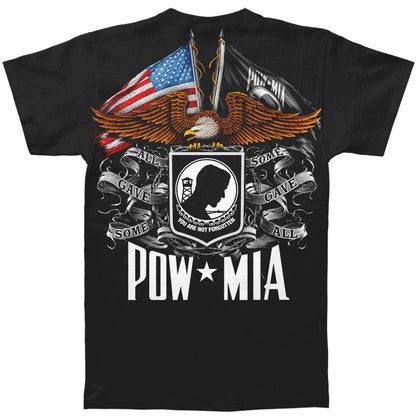 Novelty Double Flag Eagle Pow T-shirt