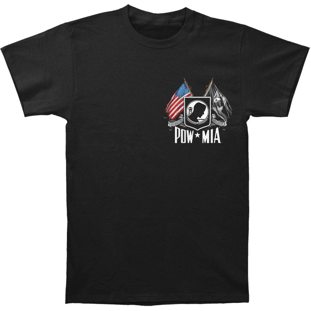 Novelty Double Flag Eagle Pow T-shirt