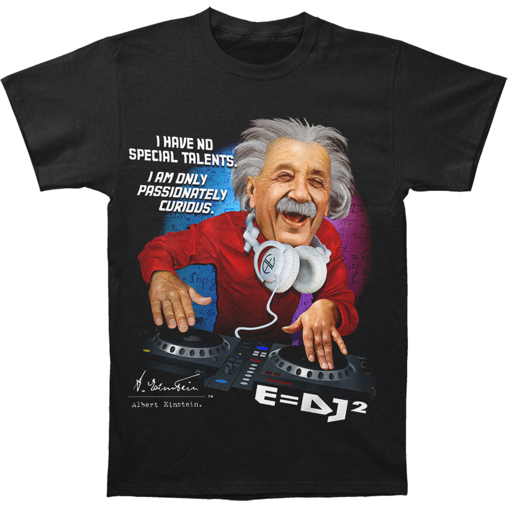 Novelty Einstein DJ=MC T-shirt