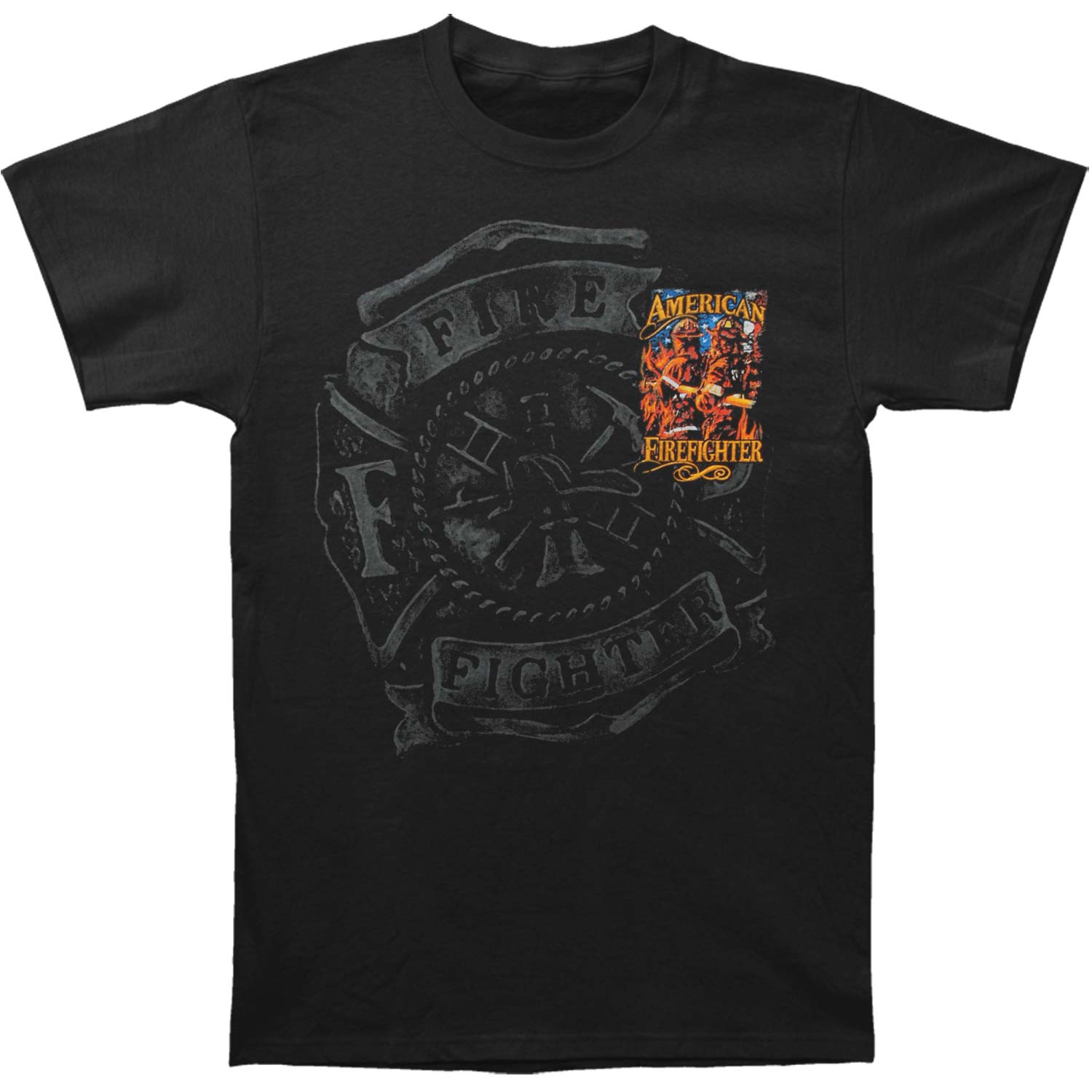 Novelty Elite Breed American Firefighter T-shirt