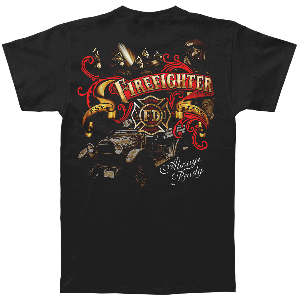 Novelty Elite Breed Antique Fire Dept T-shirt