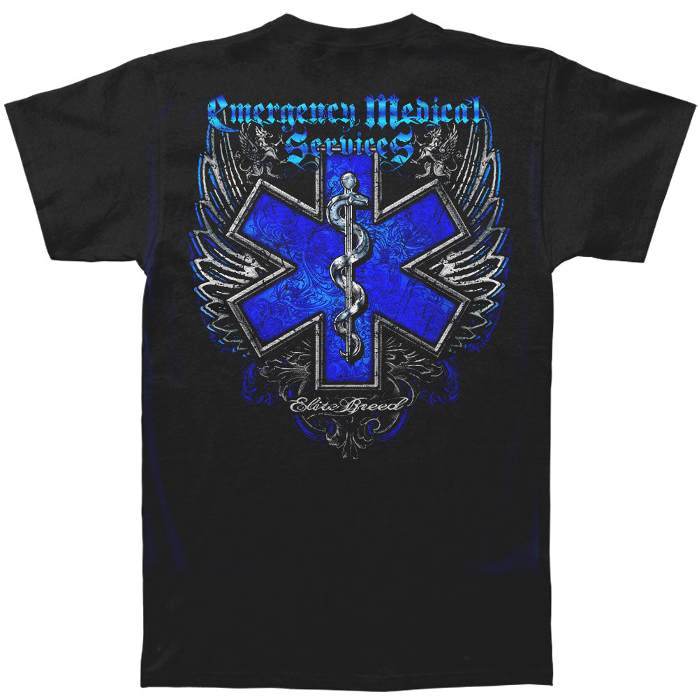 Novelty Elite Breed EMS Chrome Wings Silver Foil T-shirt