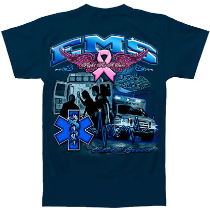 Novelty Elite Breed EMS Fight Cancer T-shirt
