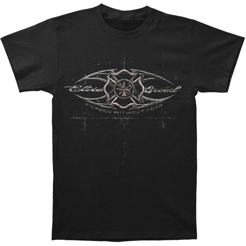 Novelty Elite Breed Firefighter Blades Silver Foil T-shirt