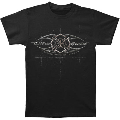 Novelty Elite Breed Firefighter Blades Silver Foil T-shirt