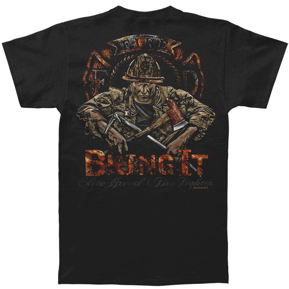 Novelty Elite Breed Firefighter Bring It T-shirt