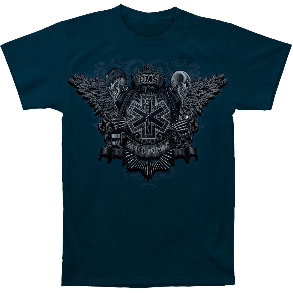Novelty EMS Skull Wings Full T-shirt
