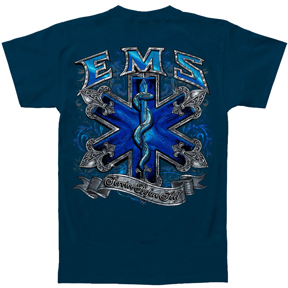 Novelty EMS Steel Silver Foil T-shirt