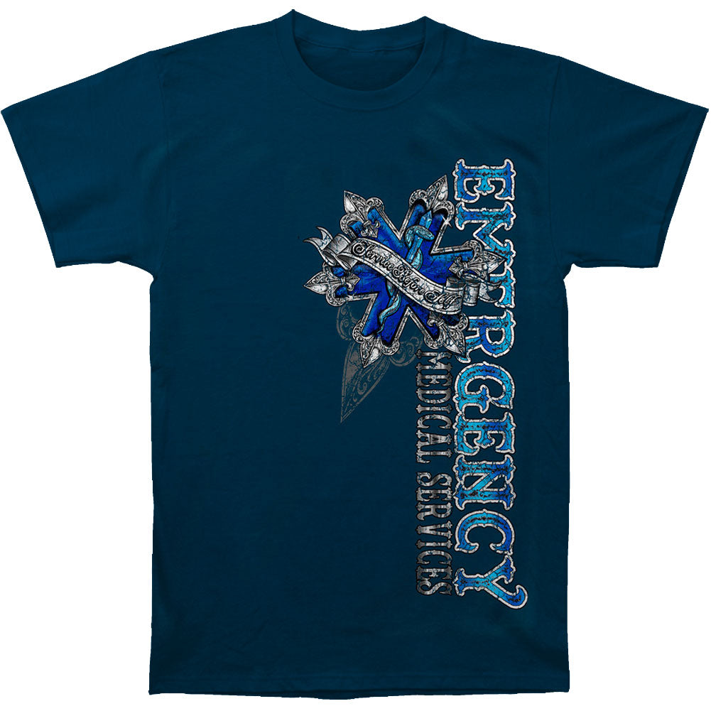 Novelty EMS Steel Silver Foil T-shirt